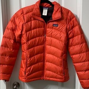 Red ski coat